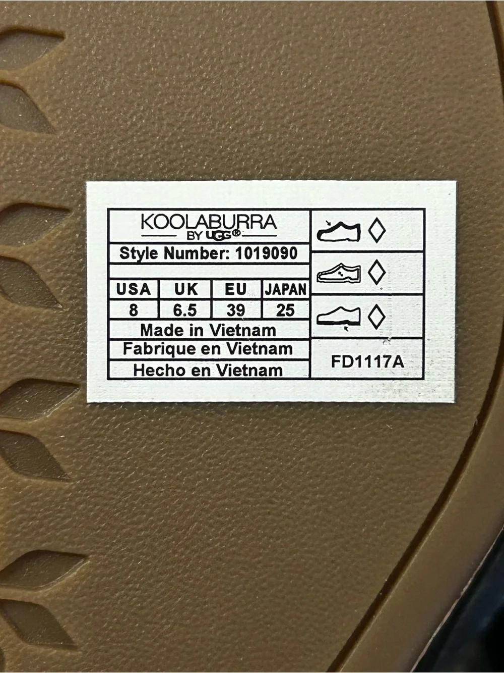 UGG Koolaburra Metallic leather strap Cork Wedges in size 8